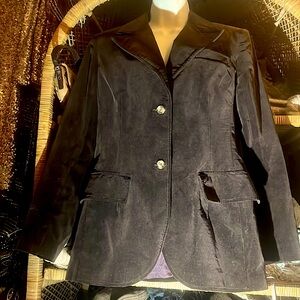 Breckenridge Vintage Brown Velvet Jacket Blazer.